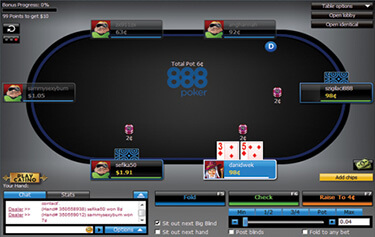 888poker Table